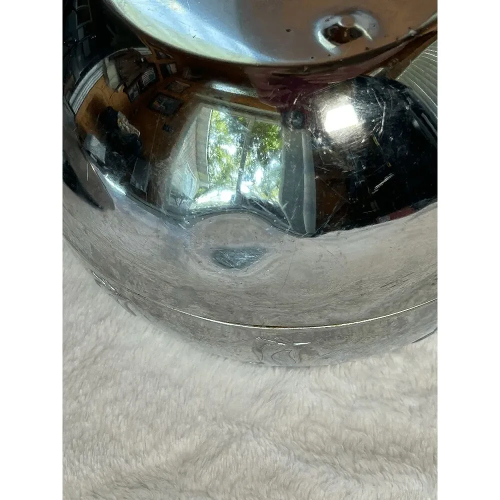 Vintage West Bend Penguin Hot/Cold Server Bakelite Handles Ice Bucket (Read)